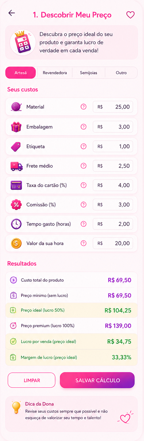 App Preço de Dona